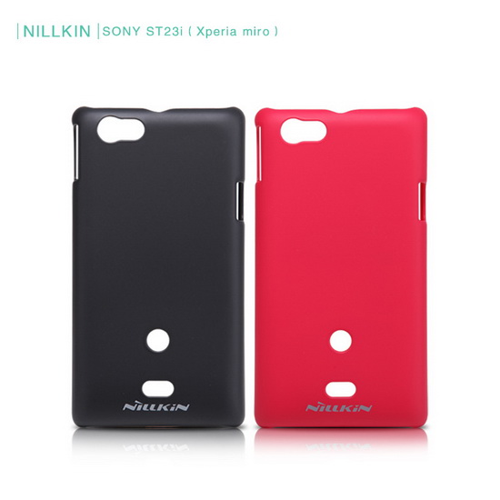 เคส XPERIA Miro SONY ST23i Nillkin Super Frost Shield เคสสุดเฉียบผิวด้านป้องกันรอยนิ้วมือ สวมง่ายกระชับจับถนัดมือ คุณภาพเยี่ยม โดดเด่นเห็นแต่ไกล  ของแท้ 100%  By Gadget Friends 